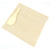 YOFAN Bamboo Sushi Kit,Sushi Rolling Mat With Rice Paddle (1)