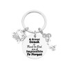 YF FY Cheerleading Coach Keychain Thank you Keychain Gift for