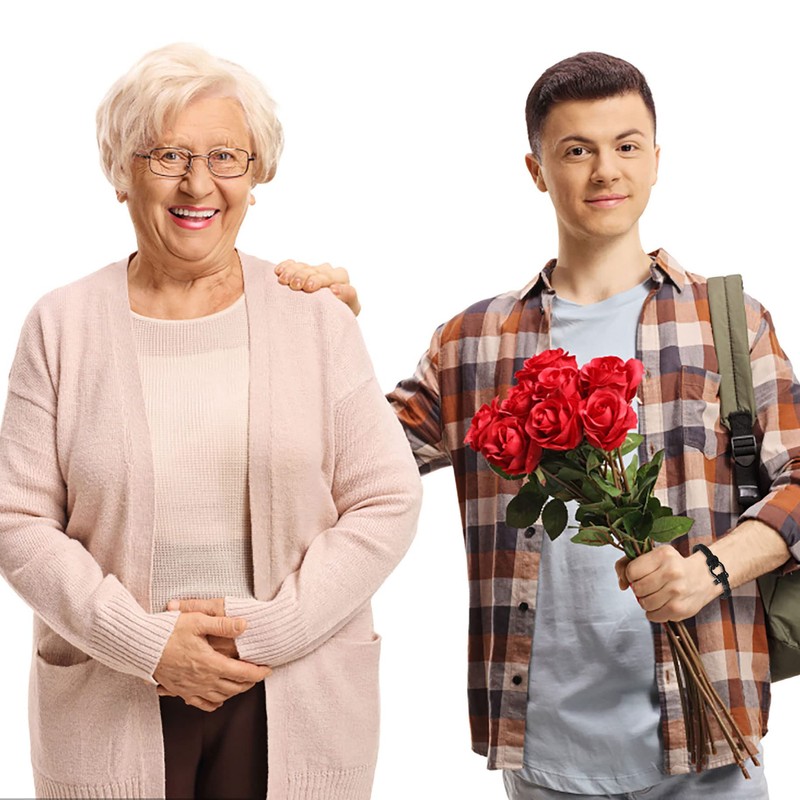 PINKDODO Grandson Bracelet Gifts from Grandma, Easter Birthday Confirmation Baptism