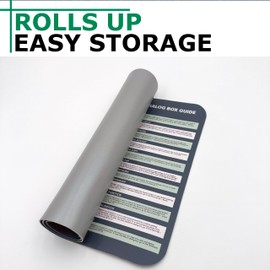 Excel Dictionary Desktop Mousepad with All Shortcuts - Microsoft Cheat Sheet Desk Pad, Vegan Leather, 23" x 11", 280+ Shortcuts: 70 Excel, 70 PowerPoint, 70 Word, 70 Outlook