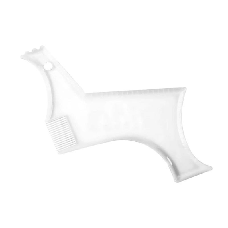 2 Pack | Beard Stencils for Goatee, Sideburns, Neck, Moustache