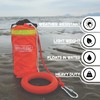 WiseRoot Throw Bag for Water Rescue: Quick Deploy Throwable Flotation