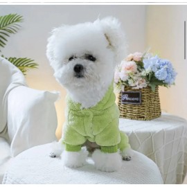 Not Specified Cute dinosaur transforming Dog Jumpsuit Size Medium All Season Knit Thick Warm