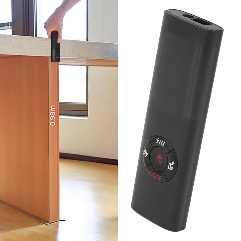 Laser Distance Meter Handheld IP54 Dustproof Waterproof USB Charging Mini