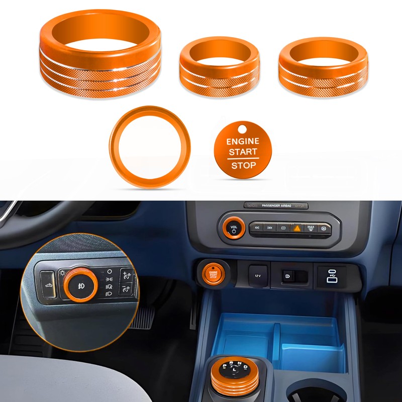 SENSHINE Knob Covers for Ford Maverick 2025 Gear Shift Switch
