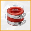 Partuto 35mm ID Red Carburetor Adapter Intake Pipe Boot Interface