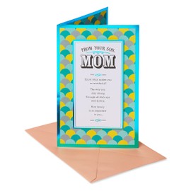 American Greetings Birthday Card for Mom from Son (Makes You Wonderful)