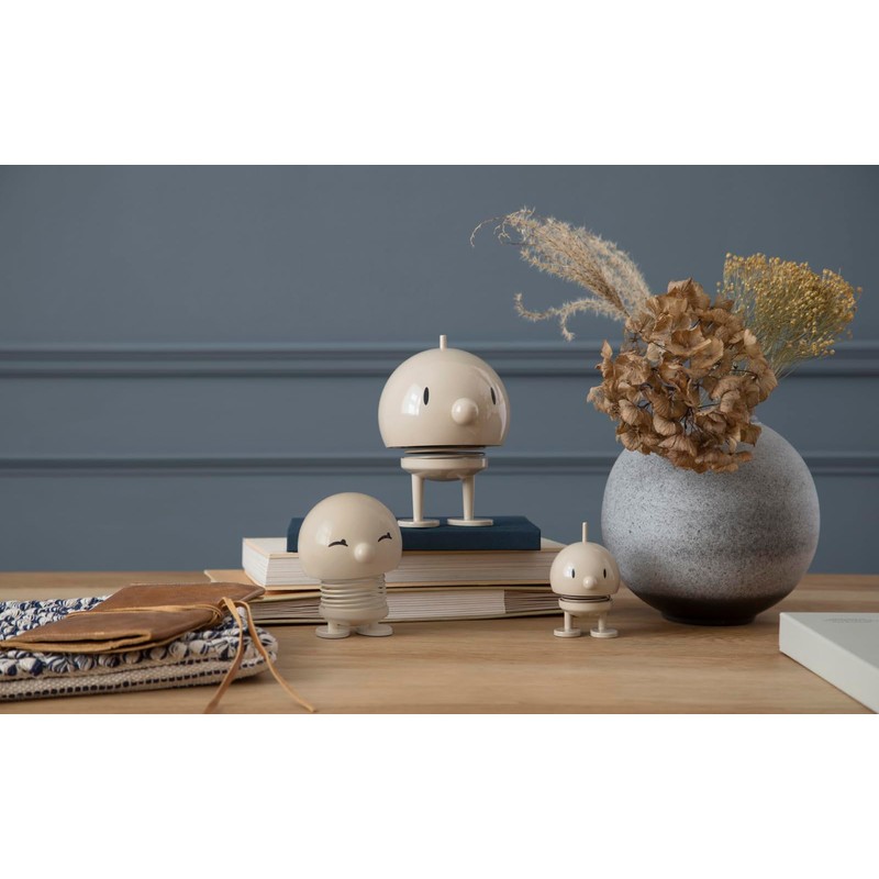 Hoptimist - Small Bumbel - Latte/White - Plastic - (DxH)