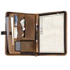 Carpetene Genuine Leather Portfolio, Professional Padfolio Binder Organizer with Zipper,