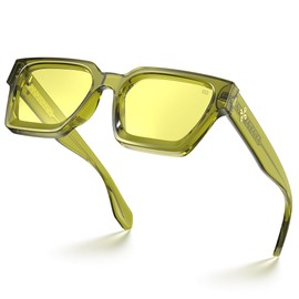 VISOONE Gamer Glasses Professional Blue Light Filter with Anti-Fatigue and Anti-Glare for Men and Women RIVER