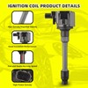 MOAUTO Set of 4 Ignition Coils Pack UF749 30520-5R0-013 &