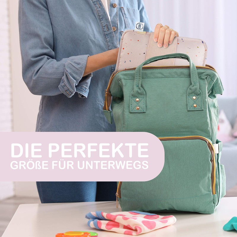 Jubi® Nappy Bag With Changing Mat For On The Go,