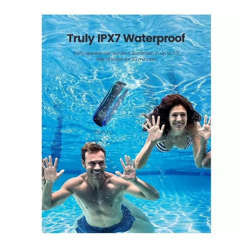 Erkei Sehn Bluetooth Speaker Wireless Portable Waterproof Outdoor Stereo Bass