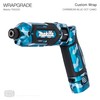 WRAPGRADE Custom Wrap for Makita TD022D (Caribbean Blue Dot Camo)