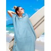Sun Cube Surf Poncho Changing Robe with Hood, Thick Quick