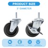 3" Diameter, Shelving Wheel Compatible with Seville Classics Heavy Duty