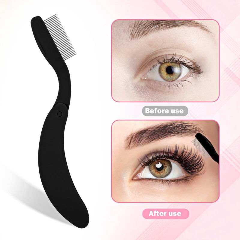 Mabor 2 Pcs Eyelash Comb Eye lash Separator Tool Eyelash