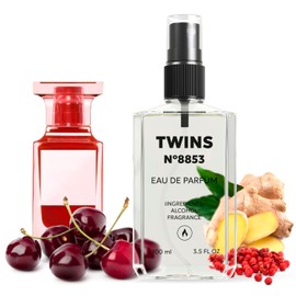 TWINS Impression of Electric Cherry | Unisex Perfume for Women and Men Eau de Parfum | No.8852 | 3.4 Fl Oz / 100 ml