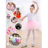 DGSHIRLDJO Girls Tutu Skirts, 5 Layers Puffy Tulle Ballet Tutu