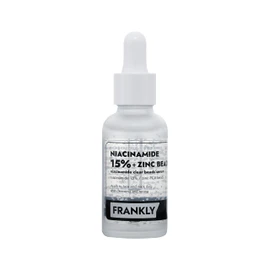 Frankly Beauty Serum, Niacin Zinc Bead Serum, 1.0 fl oz (30 ml), Unscented, Alcohol-free, Oil-free, Pores, Moisturizing, Moisture, Elastic, Tightening, Dry, Beautiful Skin, Korean Cosmetics