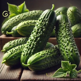 22Day Seeds: Seeds Cucumber Parisian Gherkin F1 Open-Pollinated / 50 Days/Non GMO/Hybrid