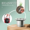 LIHONG Reusable Coffee Pods, Stainless Steel Reusable Coffee Capsules, Reusable