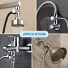 G-Promise Solid Metal Shower Arm Diverter for Hand Held Showerhead