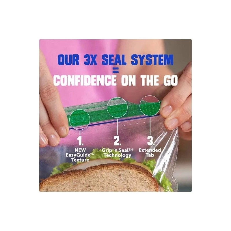 Ziploc Easy Open Tab Sandwich Bags, 580 ct.