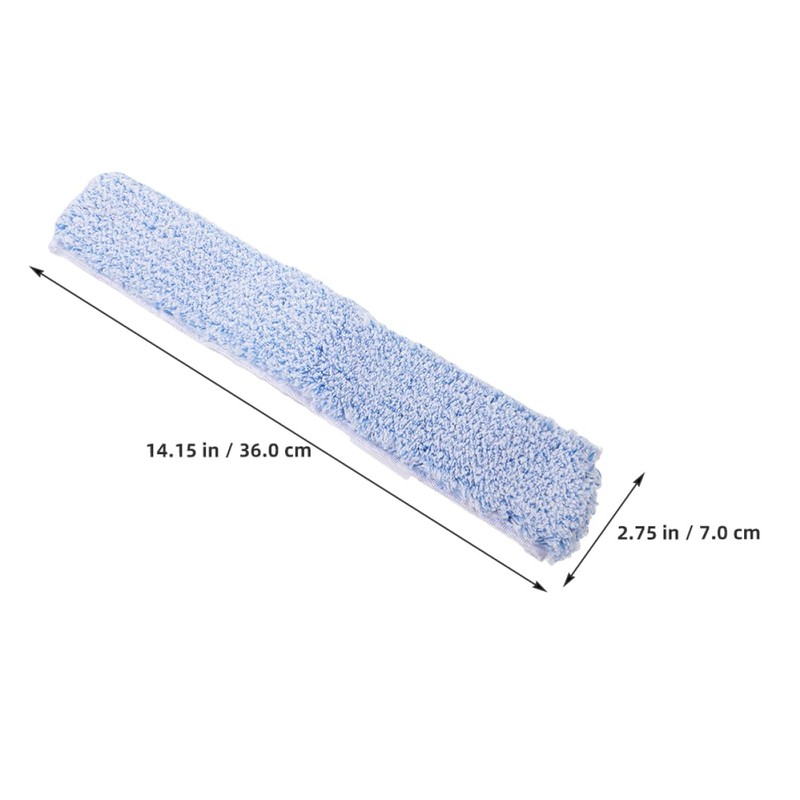 HEALEEP 2pcs Fabric Washer Replacement Glass Cleaning Pads Window Cleaning