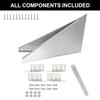 304 Stainless Steel Roof Snow Diverter Snow Guards,Snow Splitter for
