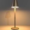 Timjorman Modern LED Cordless Table Lamp, 4000mAh Rechargeable Battery, 3