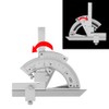 Universal Carbon Steel Vernier Bevel Protractor 0-320° Exactness Angle Measuring