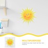 IMIKEYA Sun Wall Sticker Smiling Sun Wall Sticker Wall Decoration