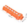 uxcell Hoist Crane Pendant Control Station Push Button Switch Orange