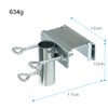 Balcony Parasol Fixed Holder, Patio Umbrella Holder Clip, Deck Umbrella