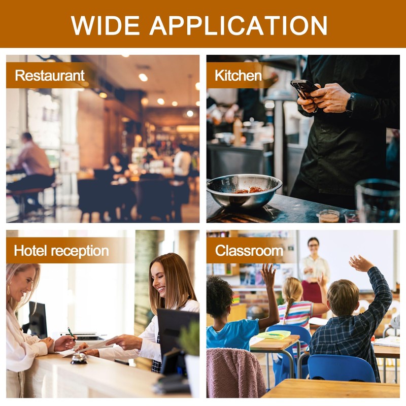 QUARKZMAN Table Bell, 65 mm (2.56 Inch) Table Bell for