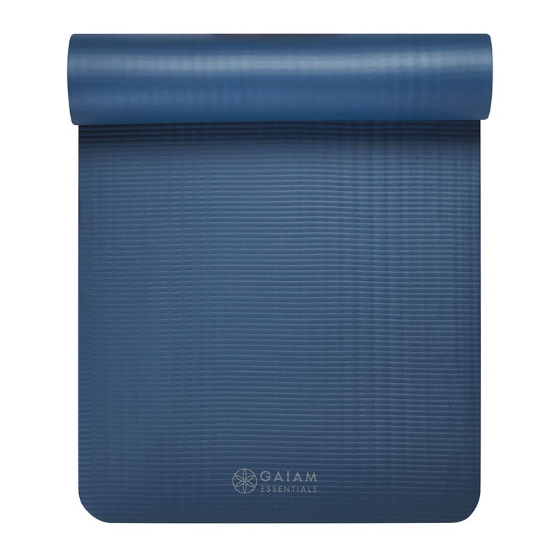Gaiam Essentials Thick Yoga Mat Fitness & Exercise Mat with