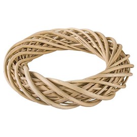 Rayher 65018000 peeled willow wreath, diameter 30 cm x 7 cm.