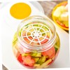 LIFKOME Jar Press Versatile Pickle Fermentation Press Set 5 Piece