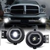 R&F Auto Fog Lights with DRL Compatible with Ram 1500