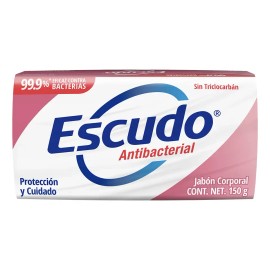 Jabón En Barra Escudo Antibacterial Protección Y Cuidado 150g 1 Pieza