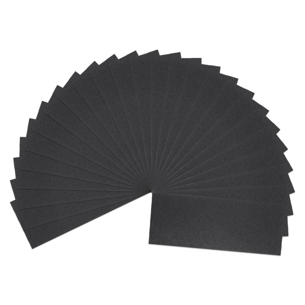 HARFINGTON 25pcs Sandpaper 240 Grit 9 x 3.6 Inch Waterproof