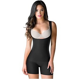 Romanza 2033 Fajas Colombianas Body Shaper for Women Colombian Girdles Black XS