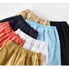 BINIDUCKLING Boys Summer Elastic Waist Shorts - School Uniforms Pull-on