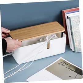 OSALADI Power Line Manager Cable Storage Box Socket Box Cord Organiser for Desk Tidy Wire Organiser