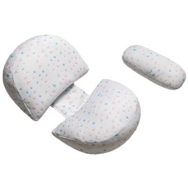Pregnancy Pillow Comfortable Cotton Ergonomic Adjustable Width Safe Durable Maternity Body Pillow for Maternity Women White and Baby Pillow Universal Size
