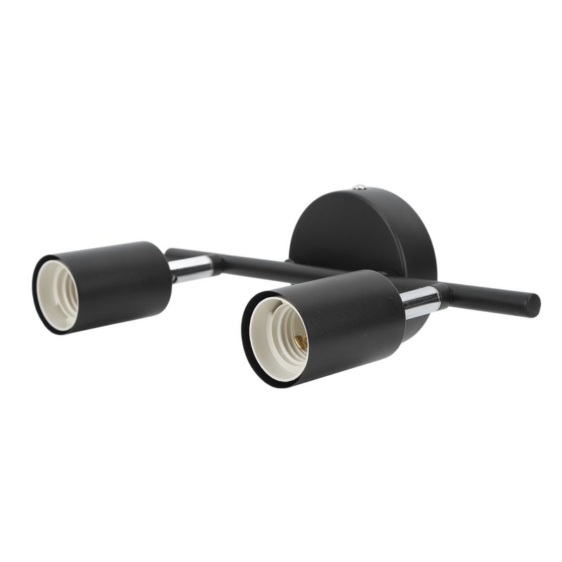 Flush Mount Ceiling Track Light Holder 2 Light Rotating Adjustable