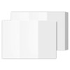 Blank Bright White Tri-Fold Brochure Card Stock, 3 Panel Brochure