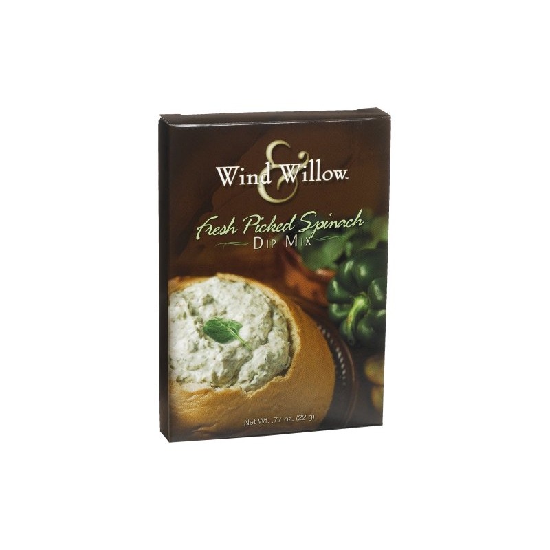 Wind & Willow Fresh Picked Spinach Dip, .77-Ounce Boxes (Pack