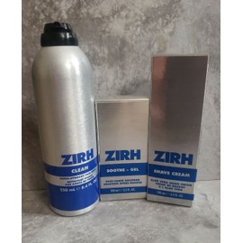 Zirh Shave Basics: Aloe Vera Shave Cream, Sooth-Gel & Alpha-Hydrox Face Wash New